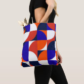 Geometric mural background. Modern & vibrant com Tote Bag (Dichtbij)