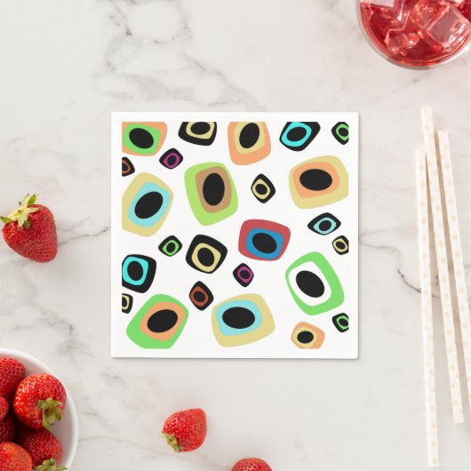 Geometric Napkins uit de middeleeuwen Servet (Insitu)