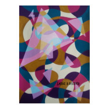 Geometric Optical Illusion Triangles Graphic Art