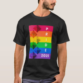 Geometric Origami Rainbow Pride Flag T-shirt