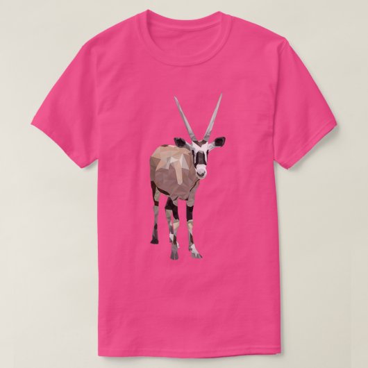 Geometric Oryx T-shirt (Design voorkant)