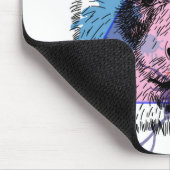 Geometric Panda Beer Muismat (Hoek)