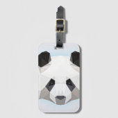 Geometric Panda Face Bagagelabel (Voorkant (verticaal))