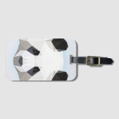Geometric Panda Face Bagagelabel (Voorkant (horizontaal))