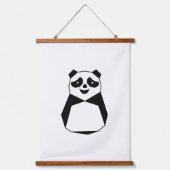 Geometric Panda Hangend Wandkleed (Voorkant)