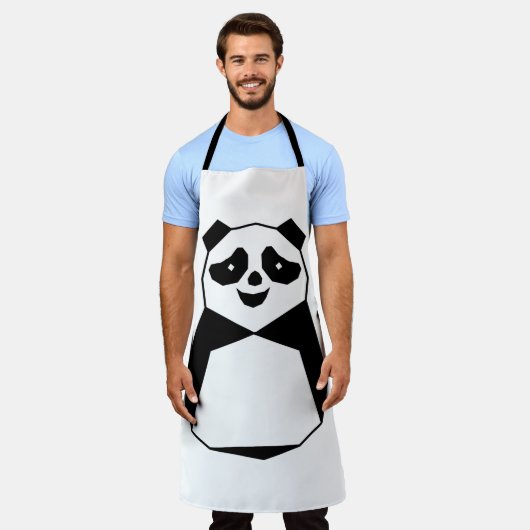 Geometric Panda Schort (Gedragen)