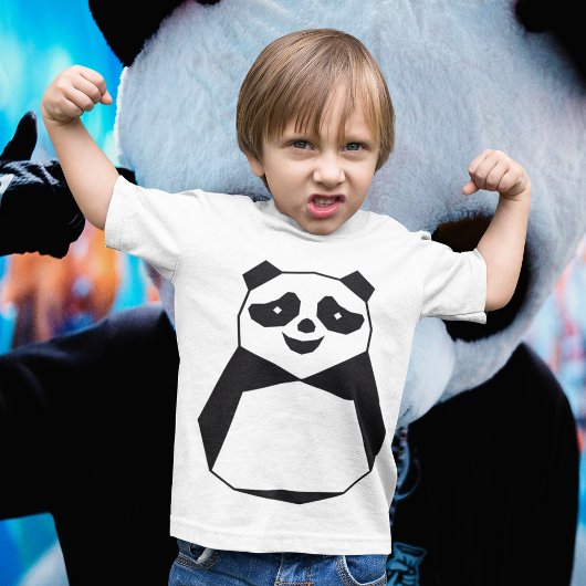 Geometric Panda T-shirt