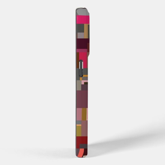 Geometric Patchwork Abstract Mosaic Pattern Case-Mate iPhone Case (Achterkant / Rechts)