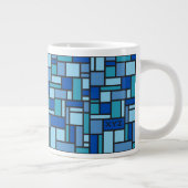 Geometric Pattern aangepaste monogram mokken (Rechts)