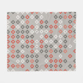 Geometric pattern design abstract, art, background fleece deken (Voorkant (Horizontaal))