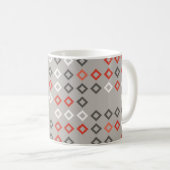 Geometric pattern design abstract, art, background koffiemok (Voorkant rechts)