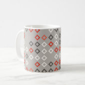 Geometric pattern design abstract, art, background koffiemok (Voorkant links)