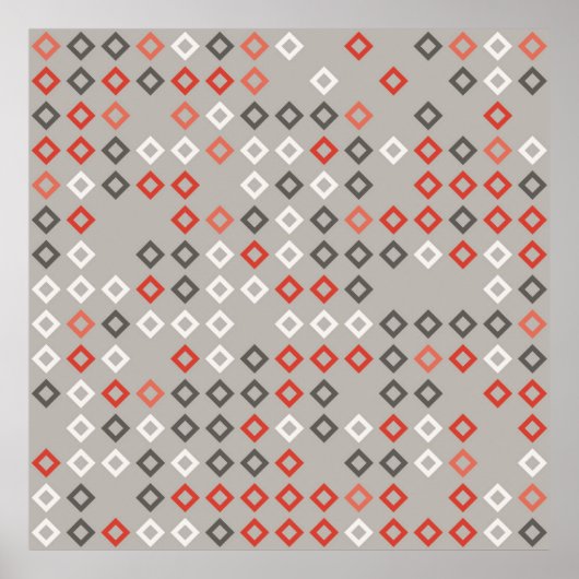 Geometric pattern design abstract, art, background poster (Voorkant)