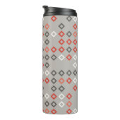 Geometric pattern design abstract, art, background thermosbeker (Geroteerd rechts)