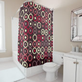Geometric pattern design abstract, art., grafiek douchegordijn (In situ)