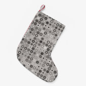 Geometric pattern design abstract, art., grafiek kleine kerstsok (Voorkant (Hangend))