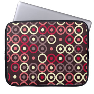 Geometric pattern design abstract, art., grafiek laptop sleeve