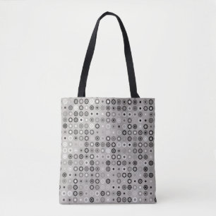 Geometric pattern design abstract, art., grafiek tote bag