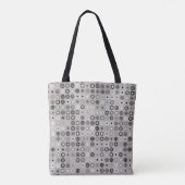 Geometric pattern design abstract, art., grafiek tote bag (Achterkant)