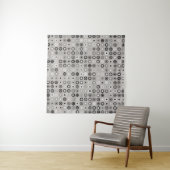 Geometric pattern design abstract, art., grafiek wandkleed (In Situ (horizontaal))