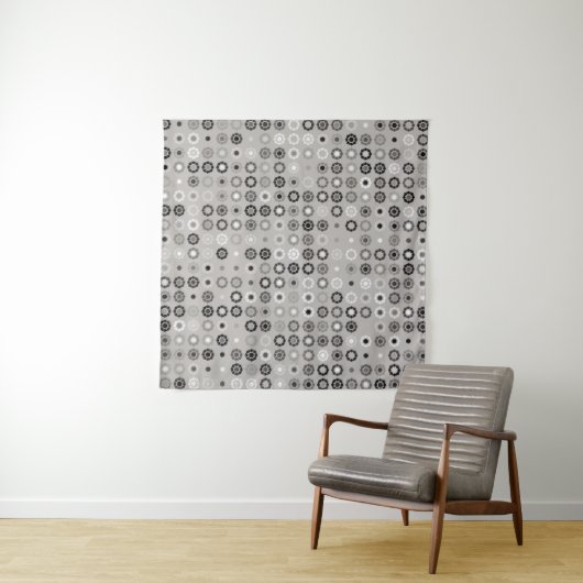 Geometric pattern design abstract, art., grafiek wandkleed (In Situ (horizontaal))