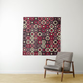Geometric pattern design abstract, art., grafiek wandkleed (In Situ (horizontaal))