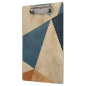 Geometric Pattern in Blues, Tans, and Rust Klembord (Links)