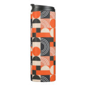 Geometric pattern in bright color blocks. thermosbeker (Geroteerd rechts)