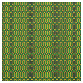 Geometric Pattern in Jamaican Flag Colours Stof (Swatch)