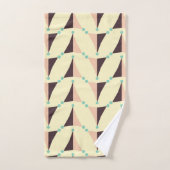 Geometric pattern in retro vibe bad handdoek (Handdoek)