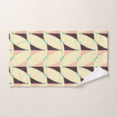 Geometric pattern in retro vibe bad handdoek (Handdoek)