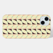 Geometric pattern in retro vibe Case-Mate iPhone case (Achterkant (horizontaal))