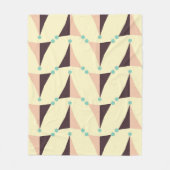 Geometric pattern in retro vibe fleece deken (Voorkant)
