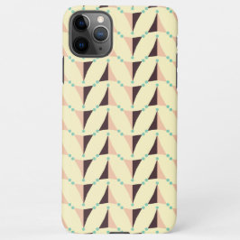 Geometric pattern in retro vibe iPhone 11Pro max hoesje