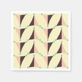 Geometric pattern in retro vibe servet