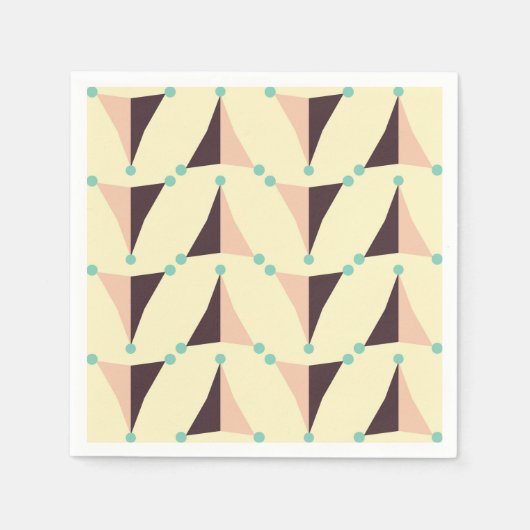 Geometric pattern in retro vibe servet (Voorkant)