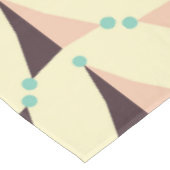 Geometric pattern in retro vibe tafelkleed (Gekanteld)