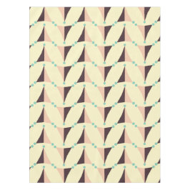Geometric pattern in retro vibe tafelkleed