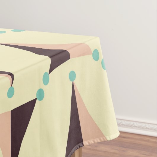 Geometric pattern in retro vibe tafelkleed (Voorbeeld)