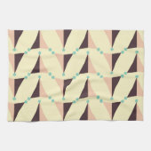 Geometric pattern in retro vibe theedoek (Horizontaal)