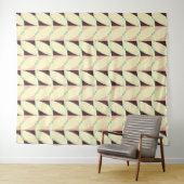 Geometric pattern in retro vibe wandkleed (In Situ (horizontaal))