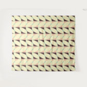 Geometric pattern in retro vibe wandkleed (Voorkant (horizontaal))