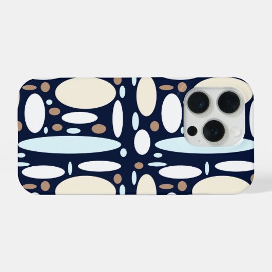 Geometric pattern iPhone hoesje (Achterkant horizontaal)