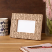 Geometric Pattern Laser Etched Picture Frame Gegraveerde Lijstjes (Links)