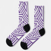 Geometric pattern LOGO ONEIGHTH TOKYO Original Sokken (Links)