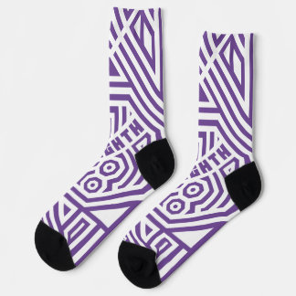 Geometric pattern LOGO  ONEIGHTH TOKYO Original Sokken