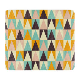 Geometric pattern of multi-colored triangles  snijplank