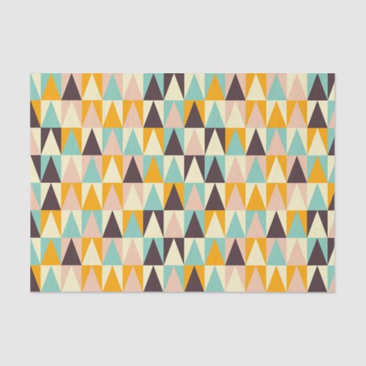 Geometric pattern of multi-colored triangles tissuepapier (Voorkant)