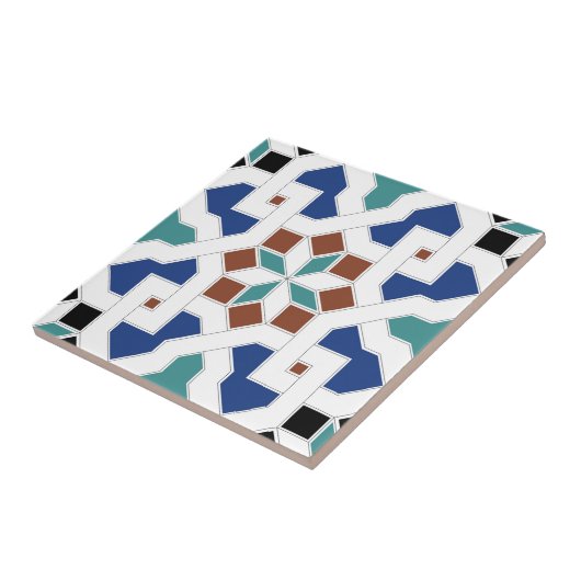 Geometric Pattern - Oriental Design Pt.4 Tegeltje (Zijkant)