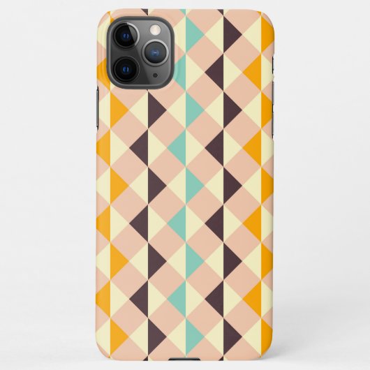 Geometric pattern overlapping diamonds & triangle iPhone hoesje (Achterkant)